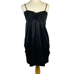 Forever 21 Spaghetti Strap Black Mini Slip Dress Size Medium